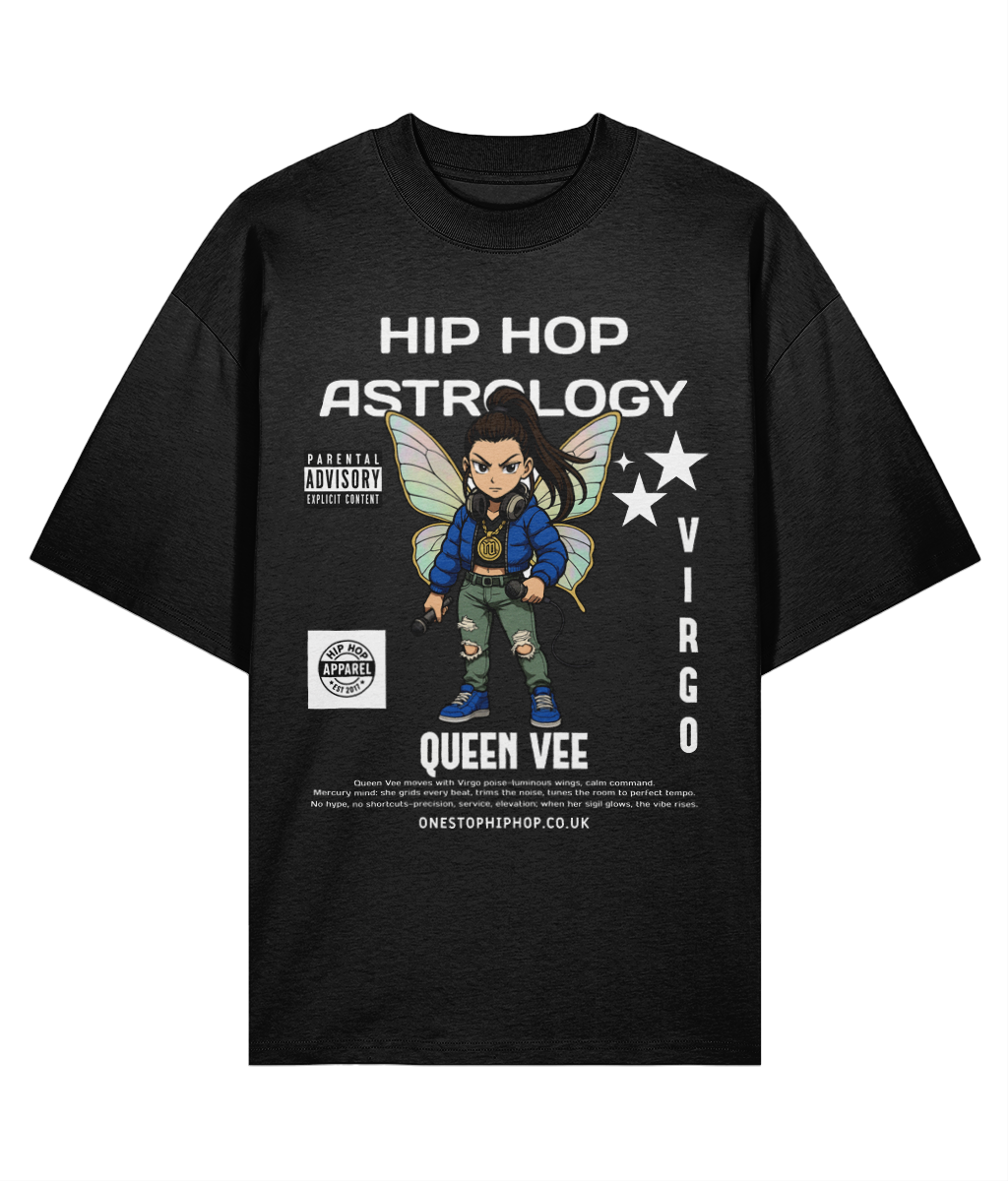 Hip Hop Astrology – Virgo ‘Queen Vee’ Oversized Tee