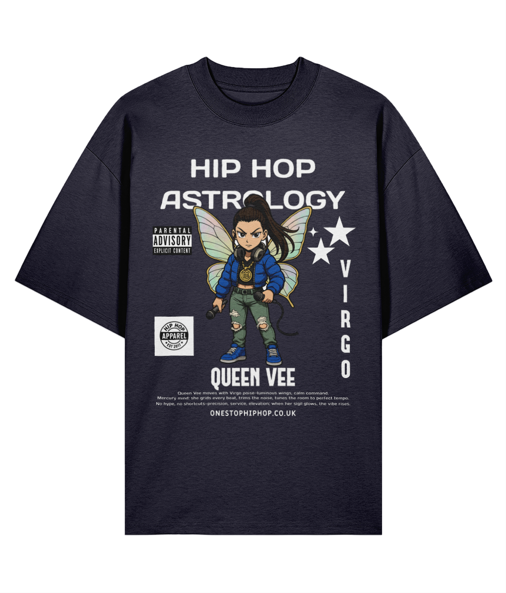 Hip Hop Astrology – Virgo ‘Queen Vee’ Oversized Tee