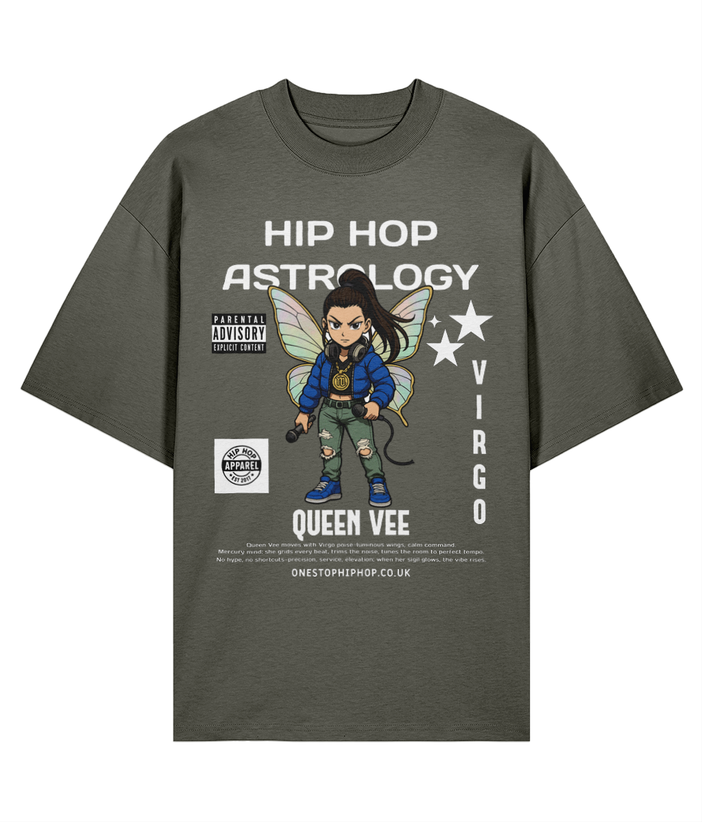 Hip Hop Astrology – Virgo ‘Queen Vee’ Oversized Tee
