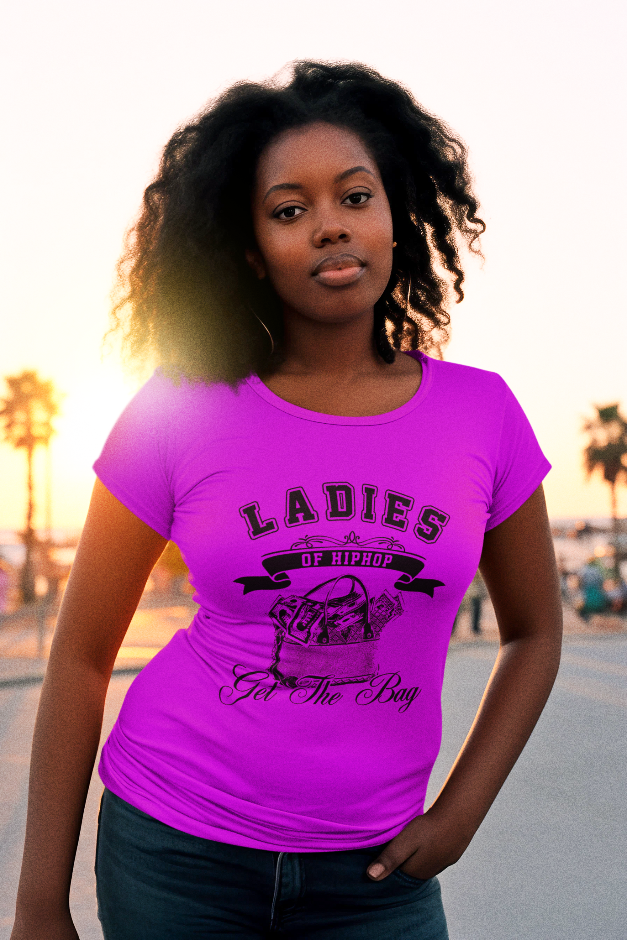 Ladies Of Hip Hop Get The Bag - Bela T-Shirt - 5 Colours - #LHH