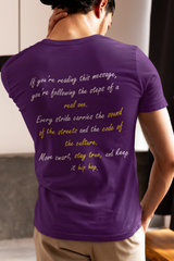 The Message - Hip Hop T-Shirt (Back Print) - 5 Colors