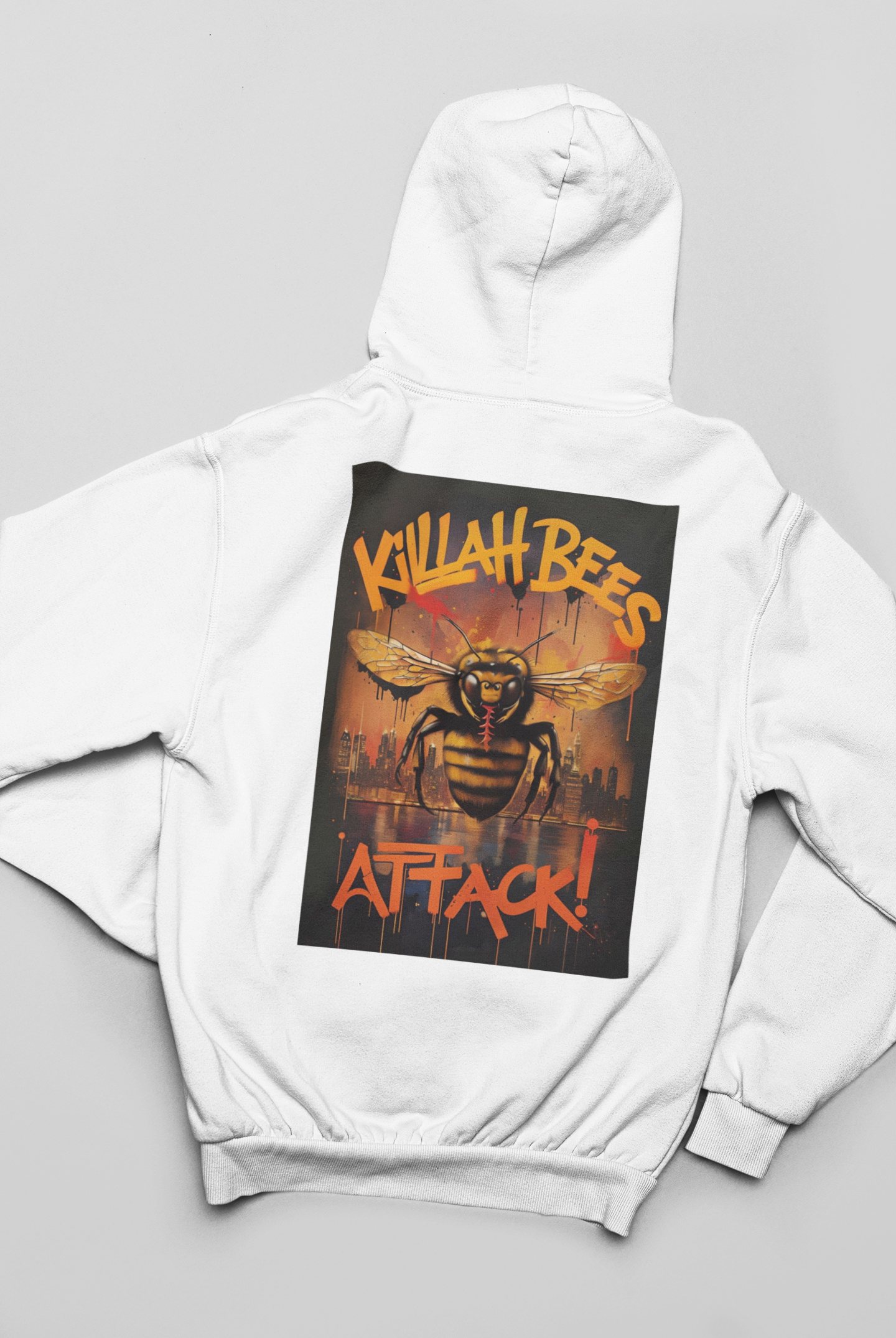 Killah Bees Heavy Weight Unisex Hip Hop Zip-Up Hoodie