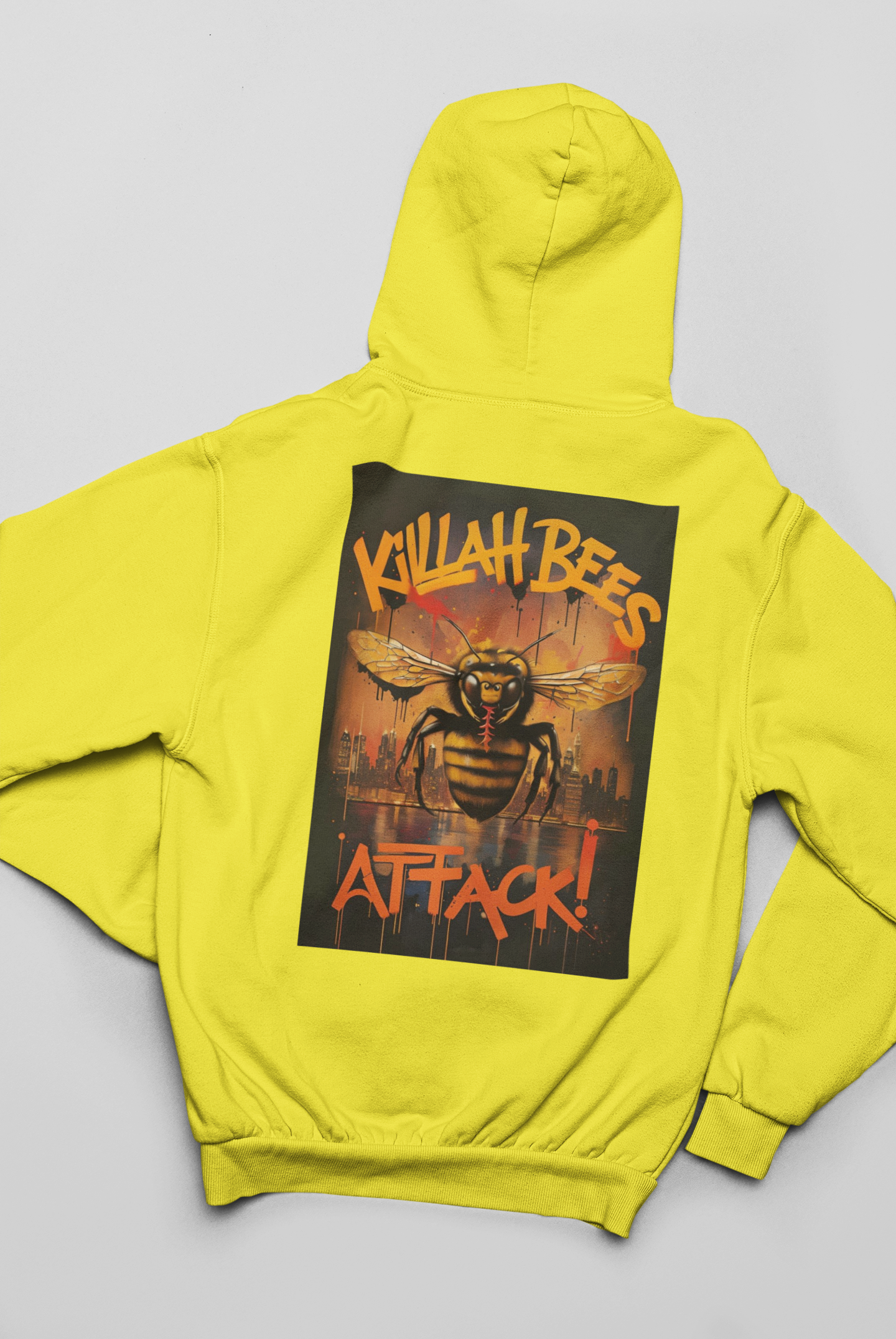 Killah Bees Heavy Weight Unisex Hip Hop Zip-Up Hoodie