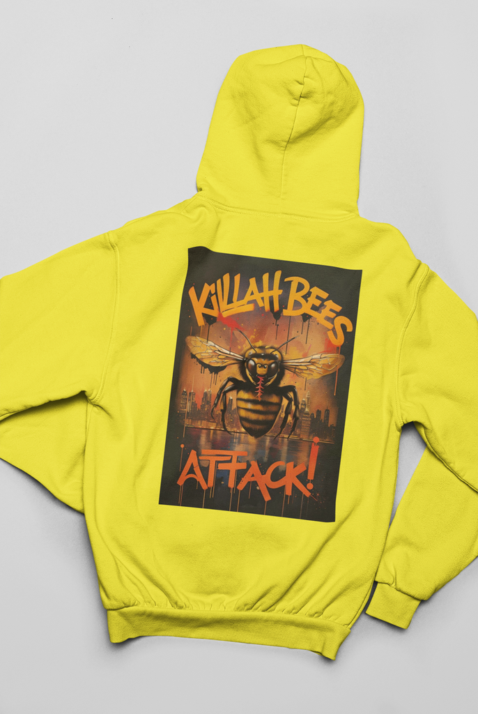 Killah Bees Heavy Weight Unisex Hip Hop Zip-Up Hoodie
