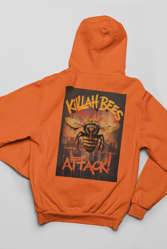 Killah Bees Heavy Weight Unisex Hip Hop Zip-Up Hoodie