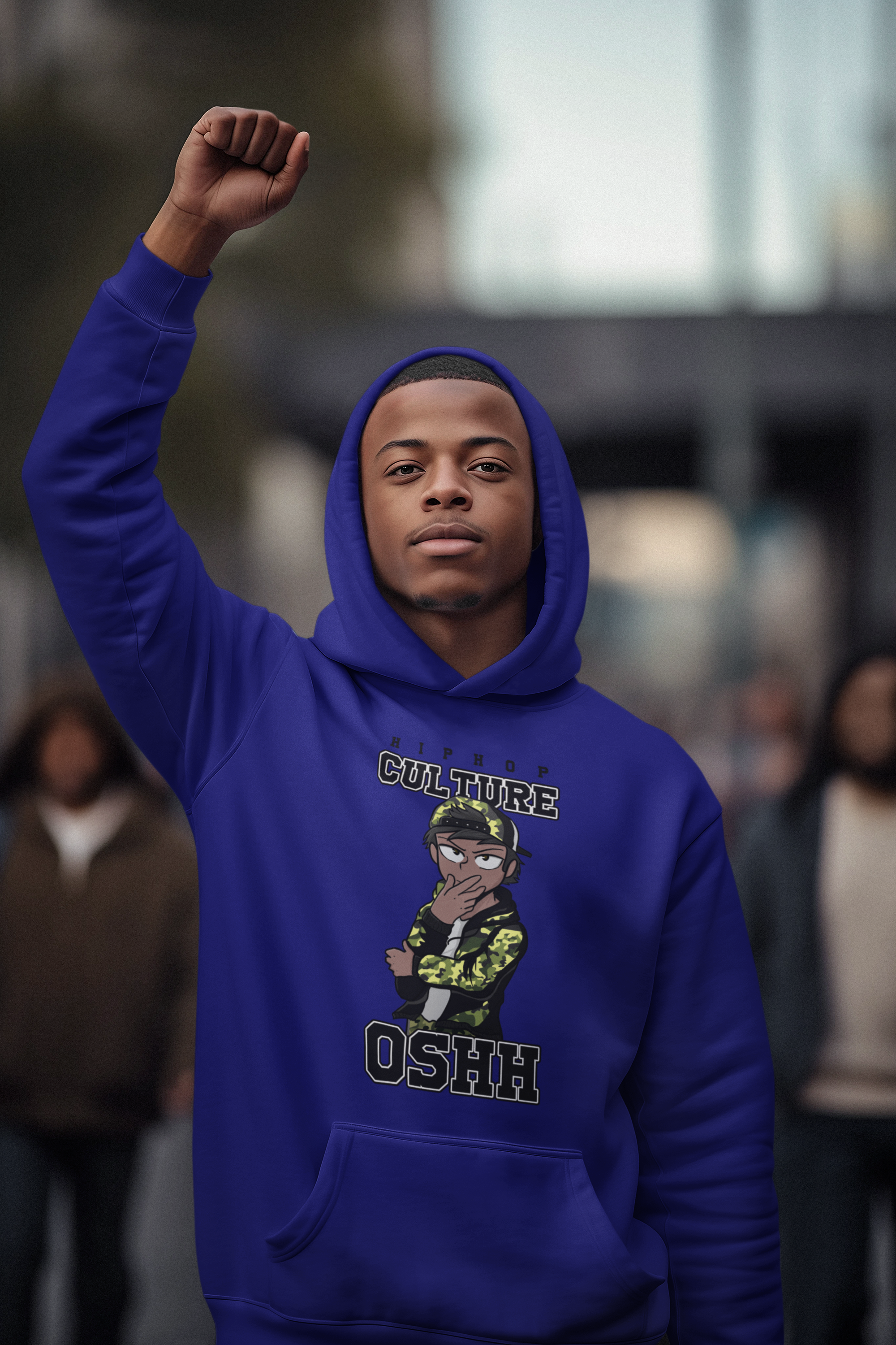 Theo Oshh Heavy Weight Unisex Hip Hop Hoodie