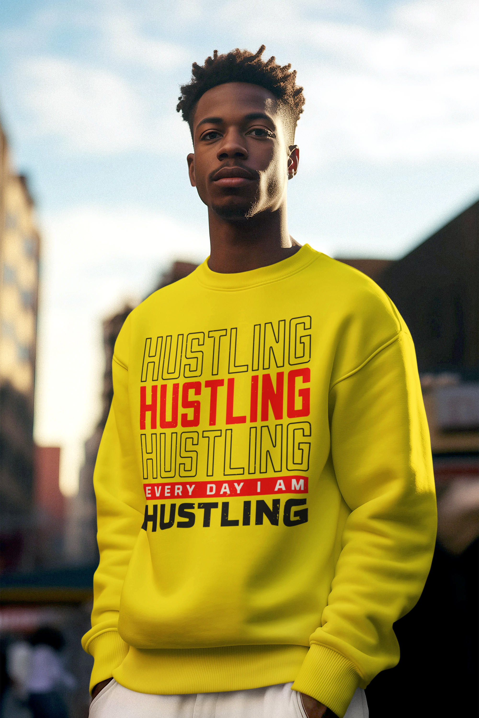 HUSTLING HUSTLING Hip Hop Sweatshirt - 5 Colors - #HipHop50th