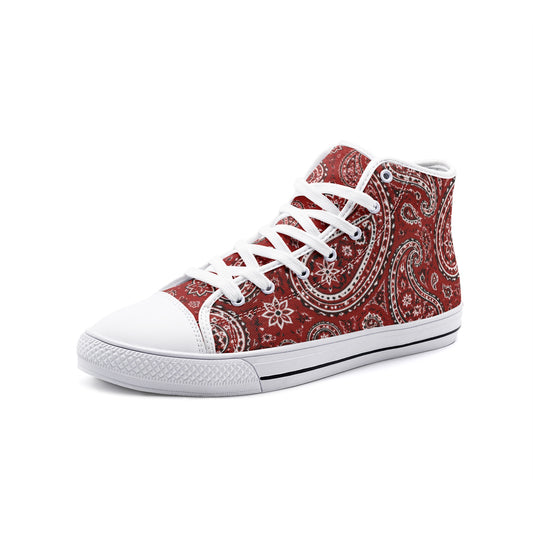 Bandana Reds Hi Top Baseball Boot
