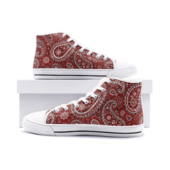 Bandana Reds Hi Top Baseball Boot