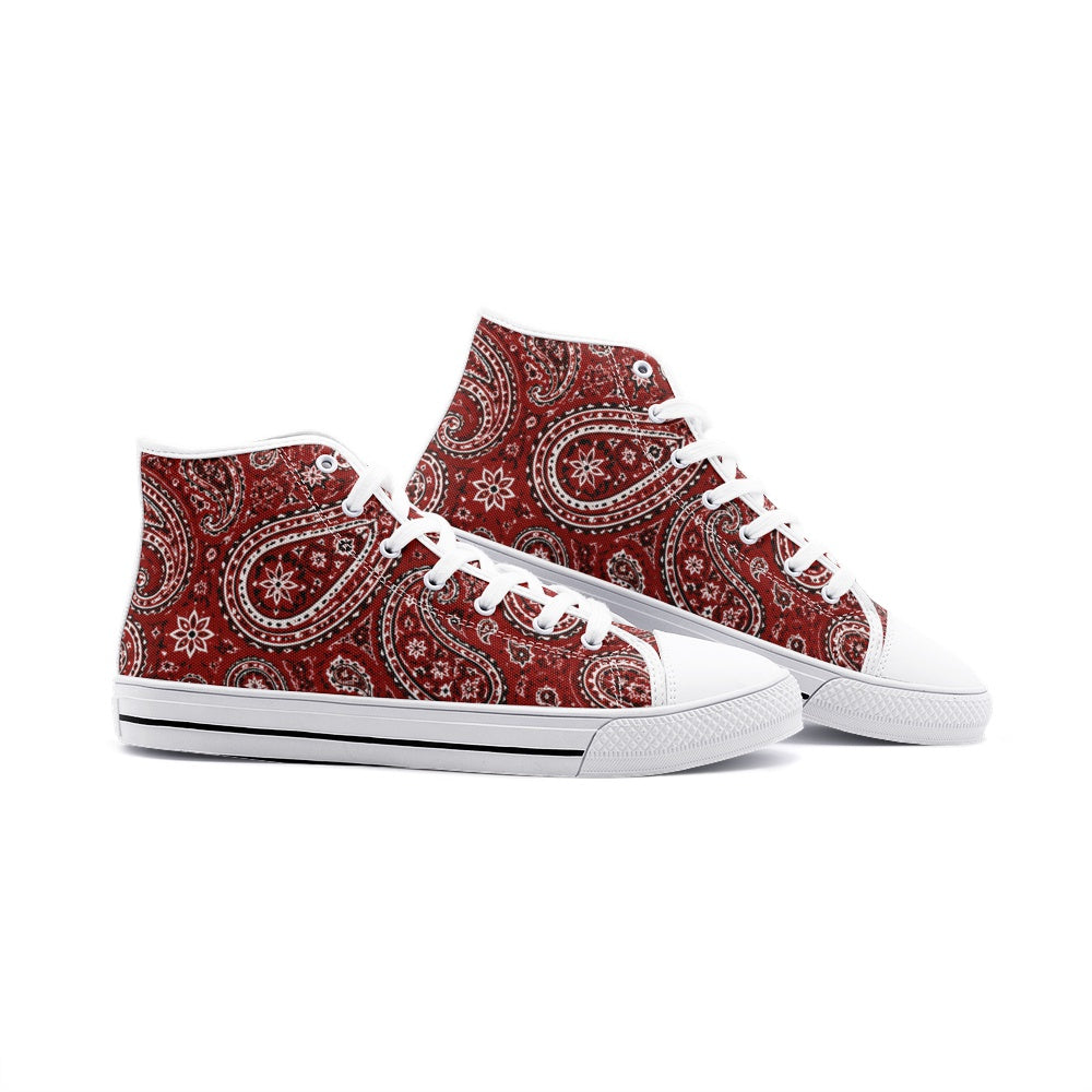 Bandana Reds Hi Top Baseball Boot