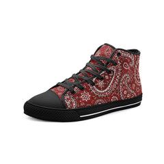 Bandana Reds Hi Top Baseball Boot