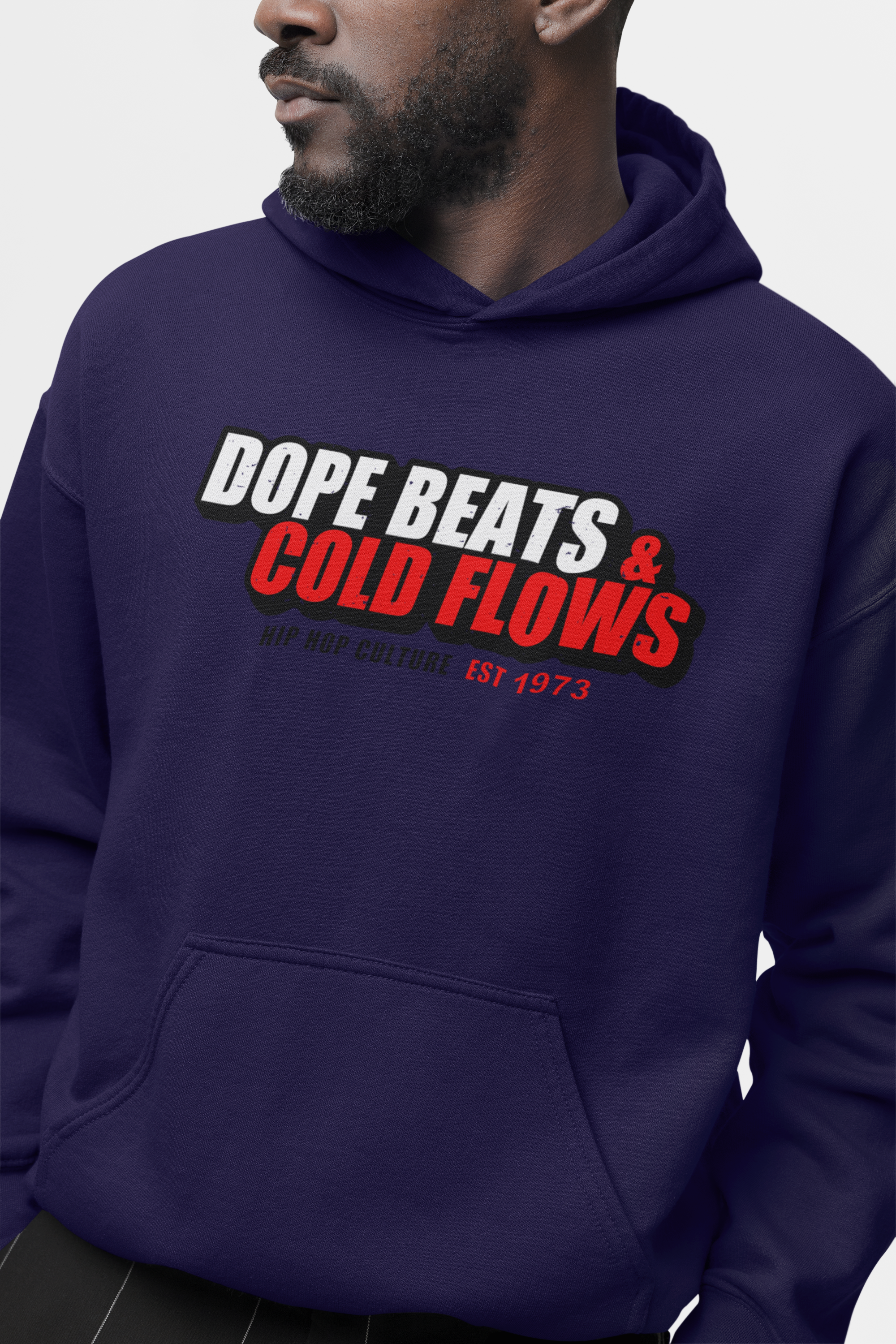 Dope Beats & Cold Flows - Hoodie - 5 Colors - #HipHop50th