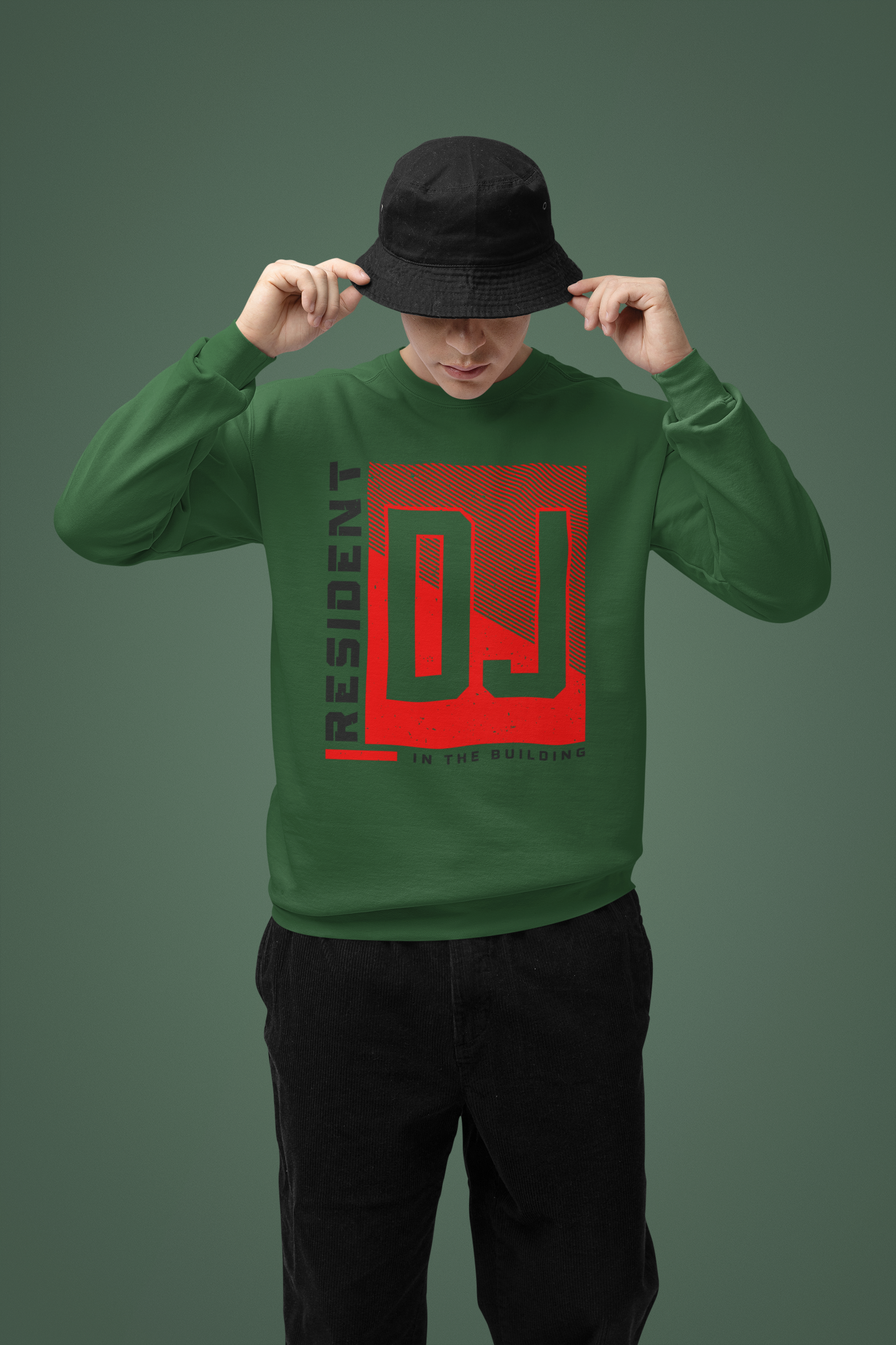 Resident DJ In The Building - Sweatshirt - 5 Colors