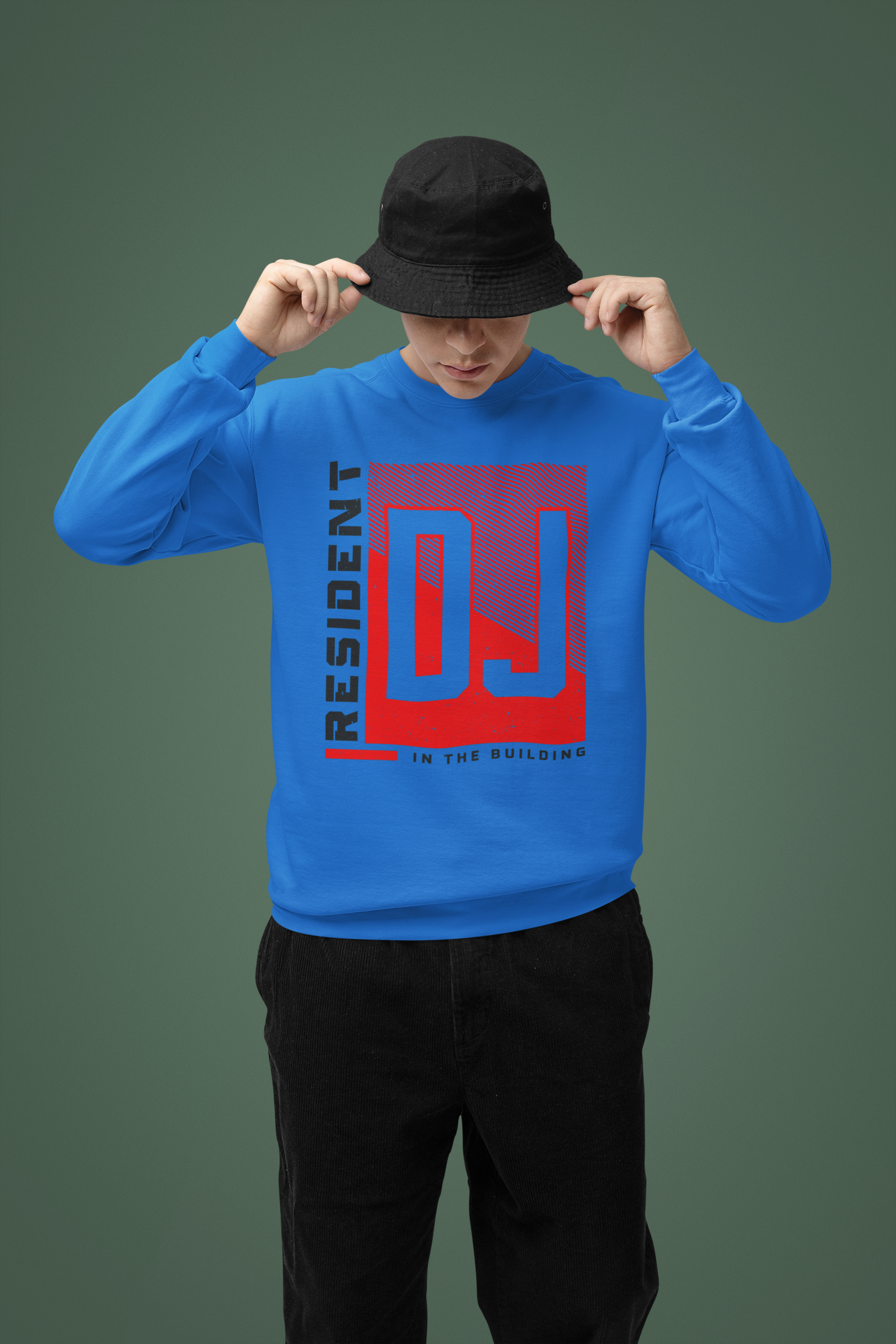 Resident DJ In The Building - Sweatshirt - 5 Colors