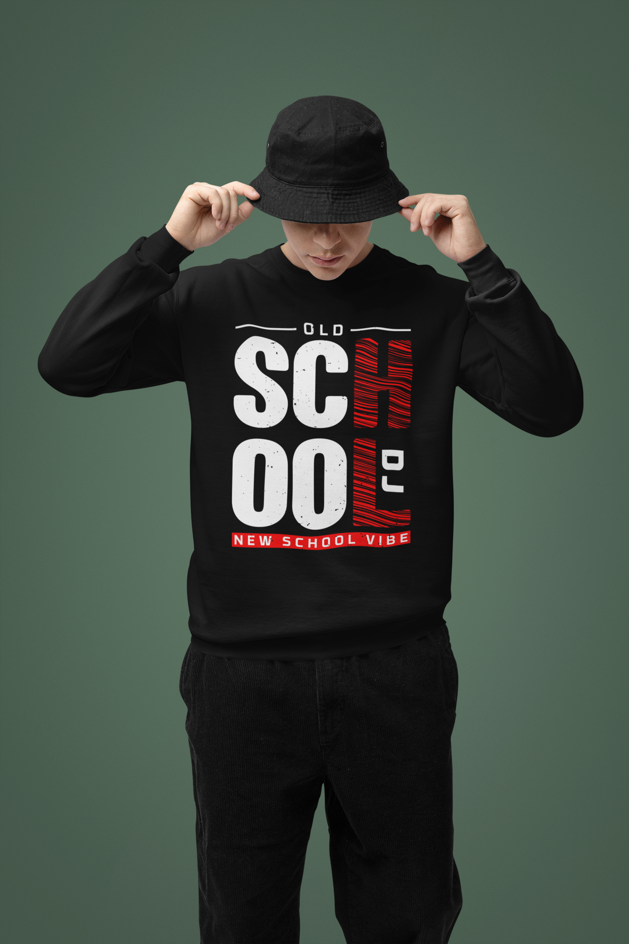 OLD SCHOOL DJ NEW SCHOOL VIBE - Sweatshirt - 5 Colours