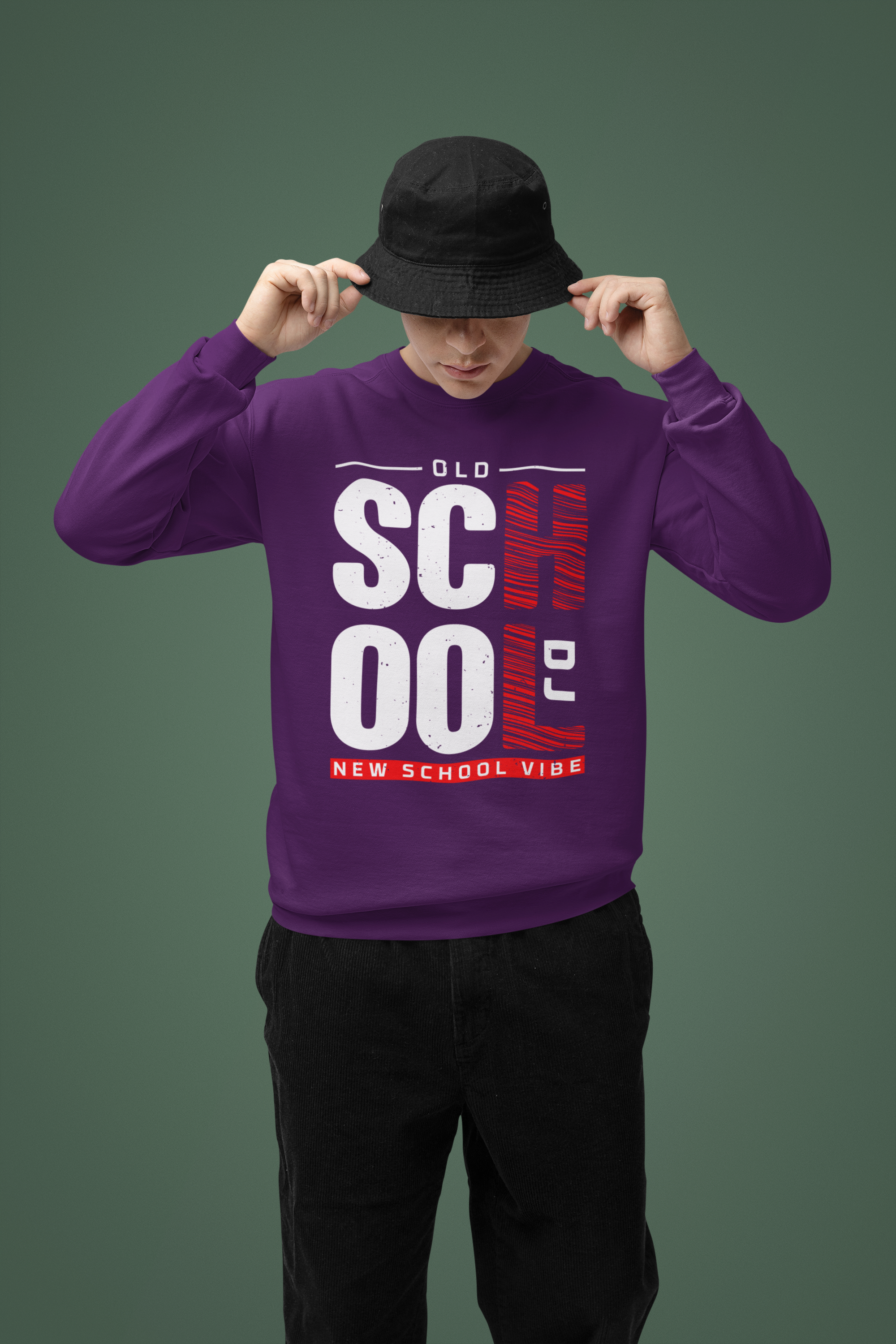 OLD SCHOOL DJ NEW SCHOOL VIBE - Sweatshirt - 5 Colours