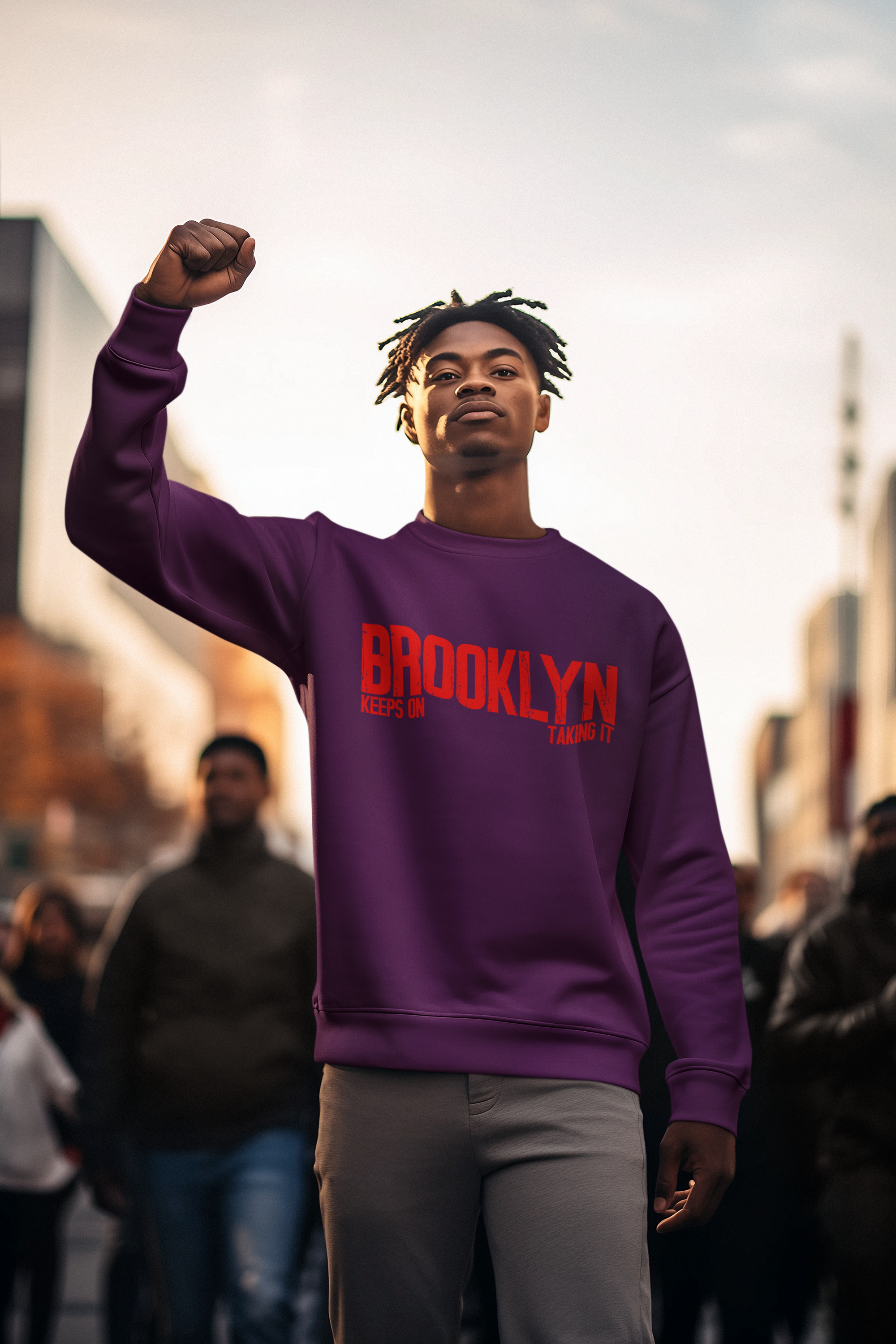 Brooklyn Keeps On Taking It - Sweatshirt - 5 Colours
