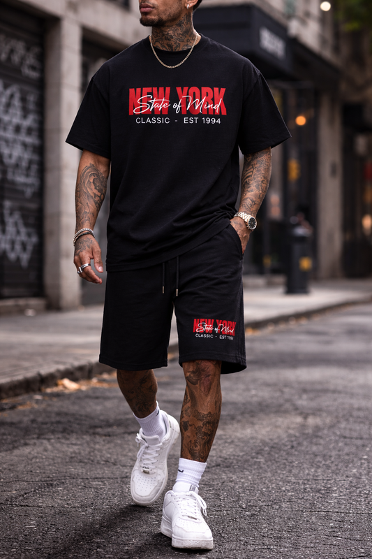 New York State Of Mind - T-Shirt Short Combo