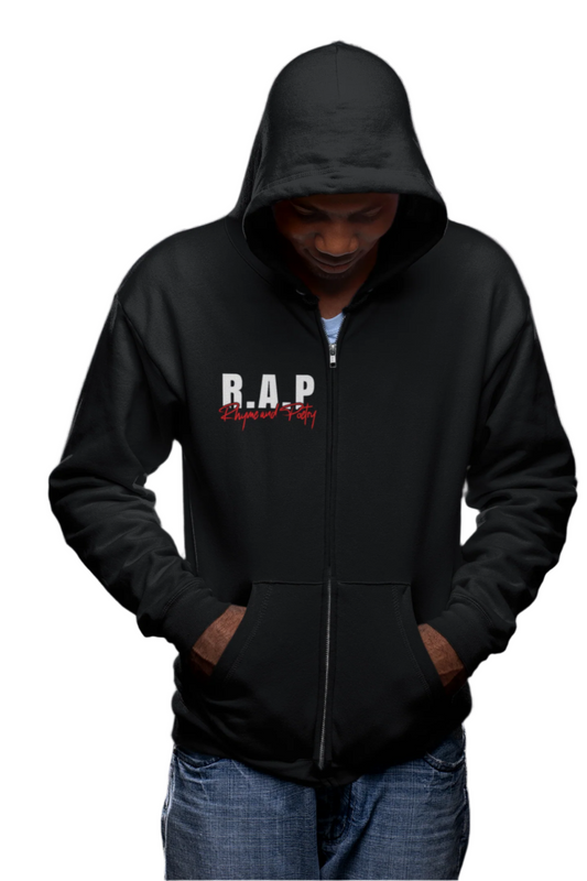 R.A.P Rhyme And Poetry - Zip Hoodie F&B Print
