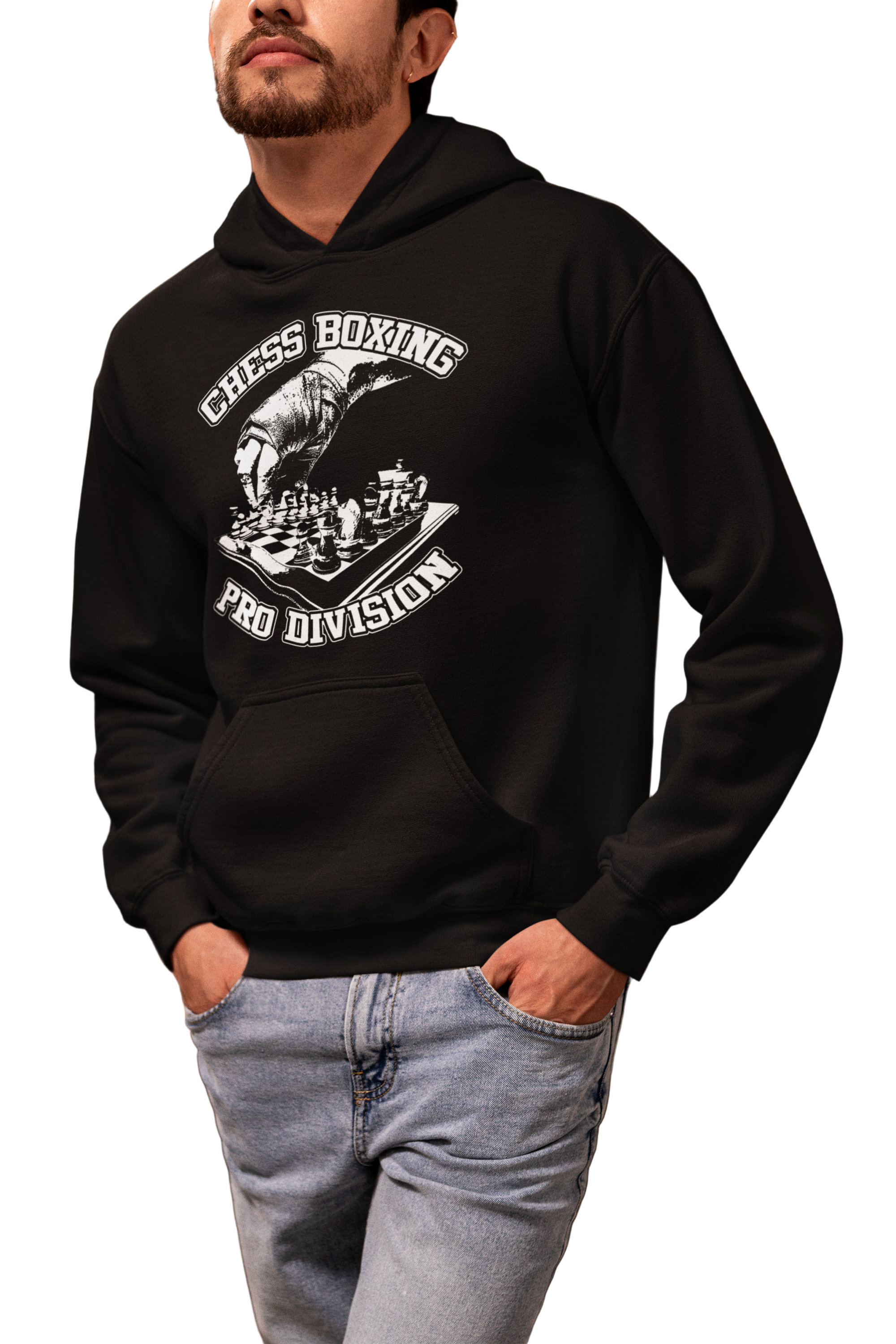 BRAND NEW - Chess Boxing Pro - Hoodie - Black, Royal, Kelly Green, Red