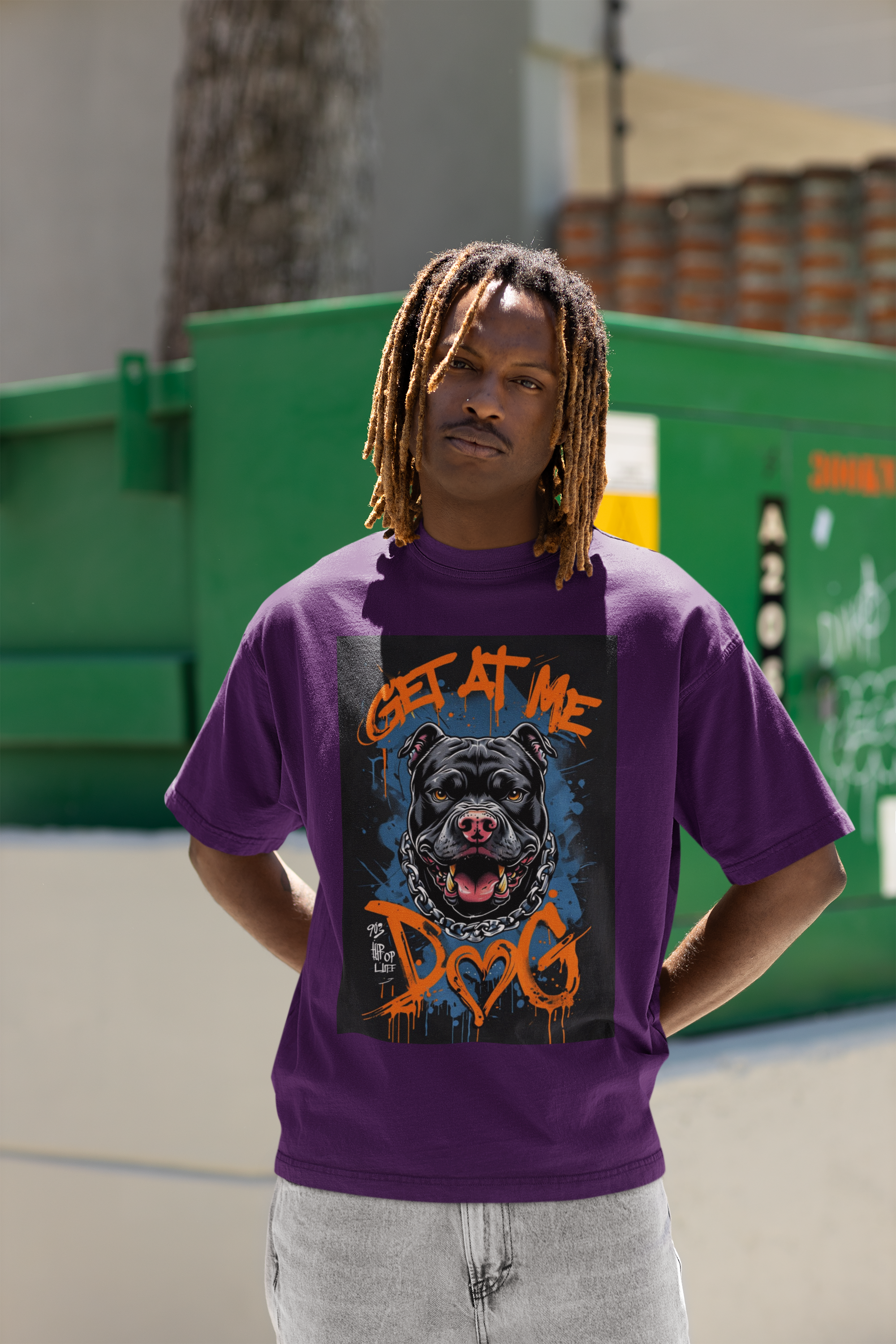 Get At Me Dog - Hip Hop - Heavy Weight T-Shirts - 5 Colours - #HipHop50th