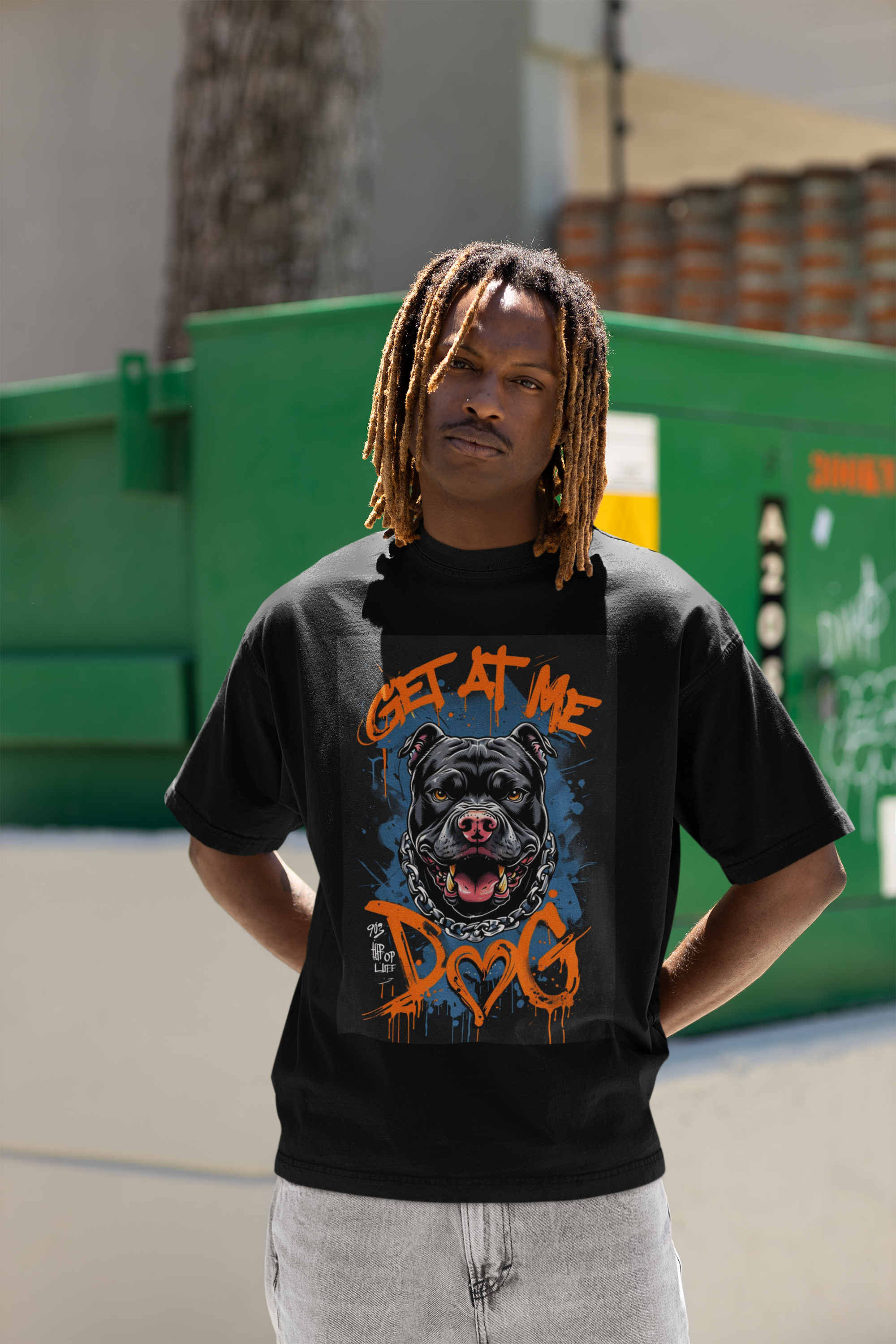 Get At Me Dog - Hip Hop - Heavy Weight T-Shirts - 5 Colours - #HipHop50th