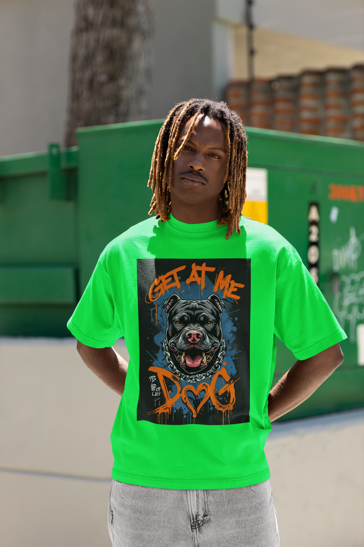 Get At Me Dog - Hip Hop - Heavy Weight T-Shirts - 5 Colours - #HipHop50th