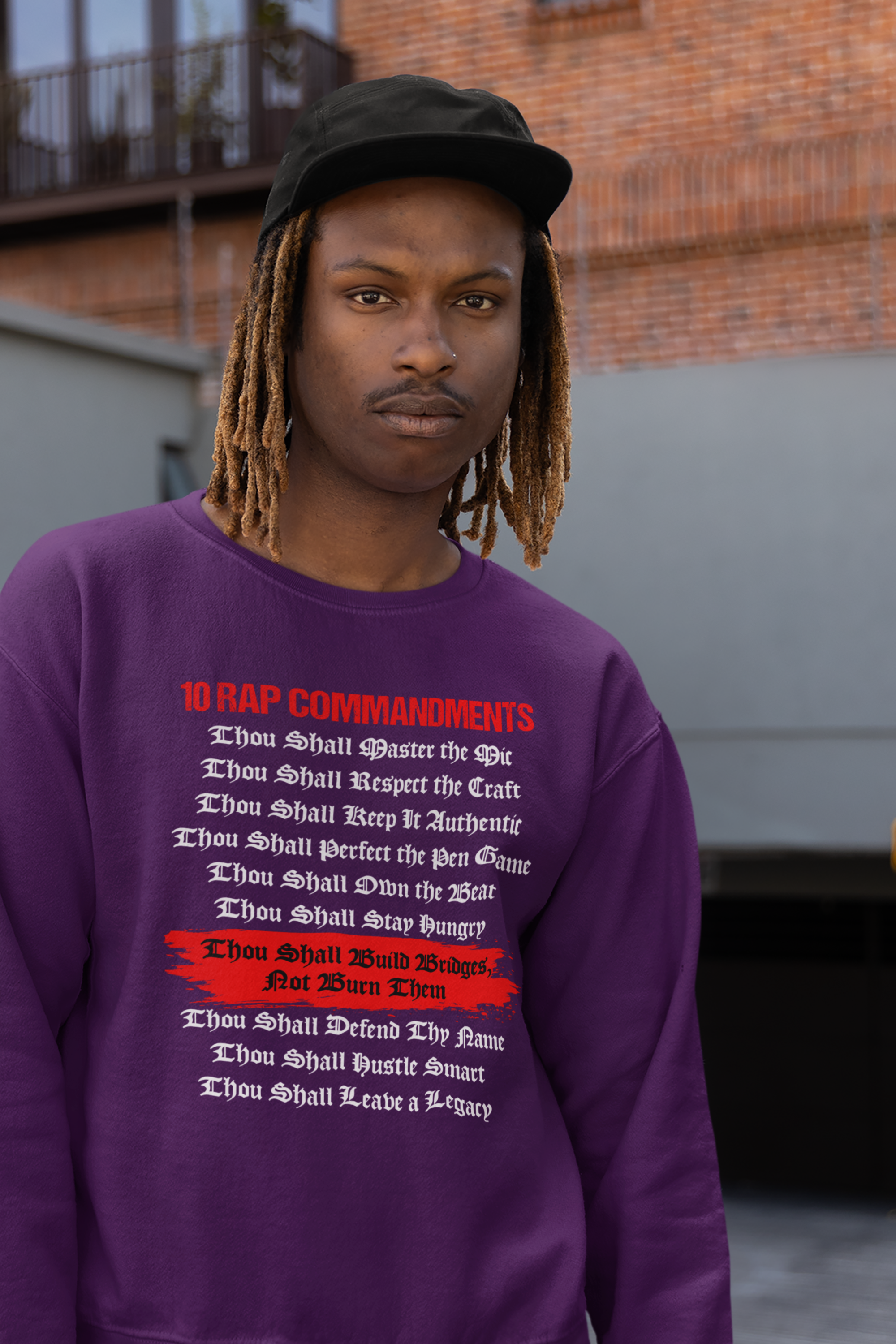 10 Rap Commandments - Sweatshirt - #HipHop50th