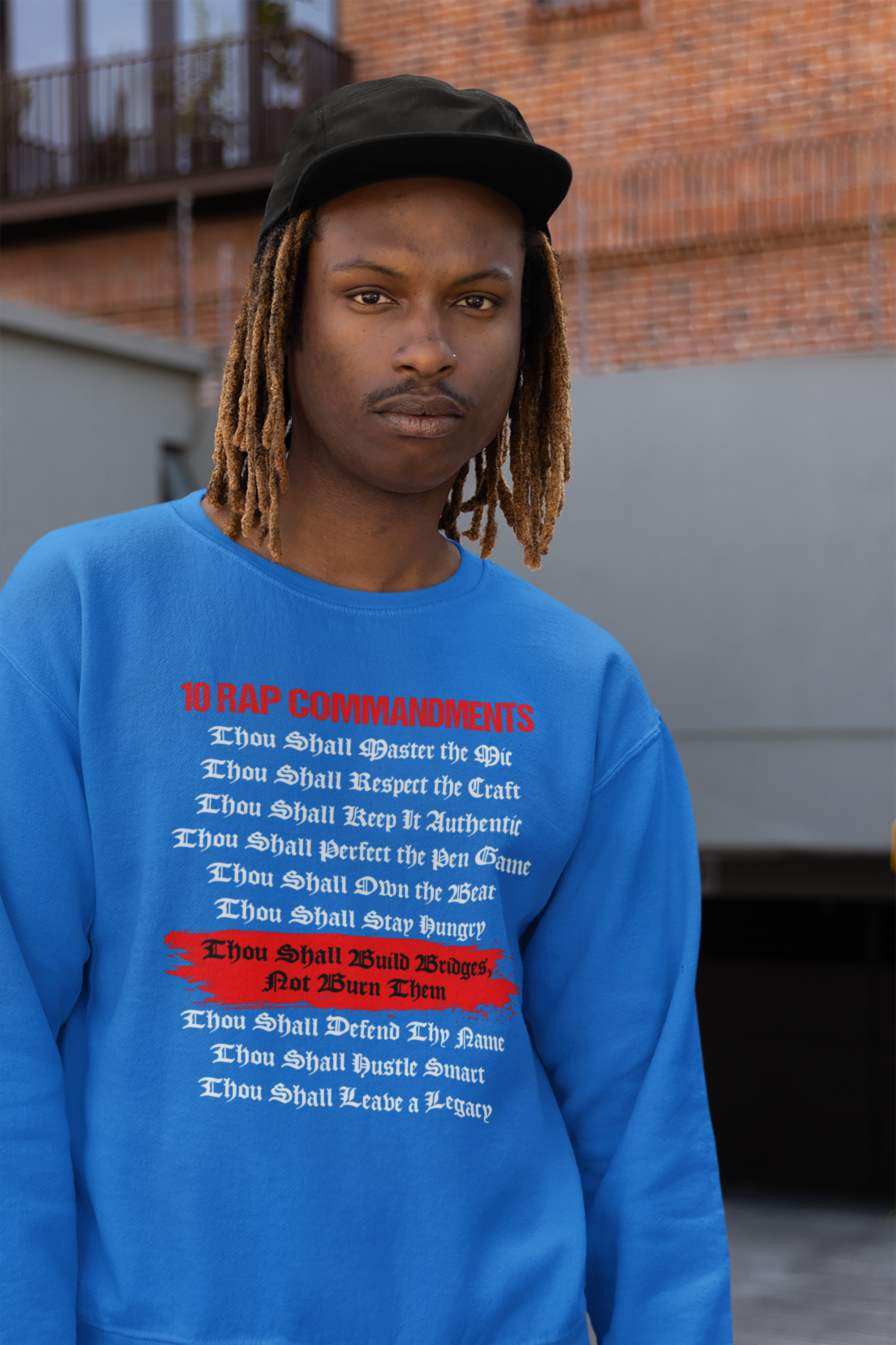 10 Rap Commandments - Sweatshirt - #HipHop50th