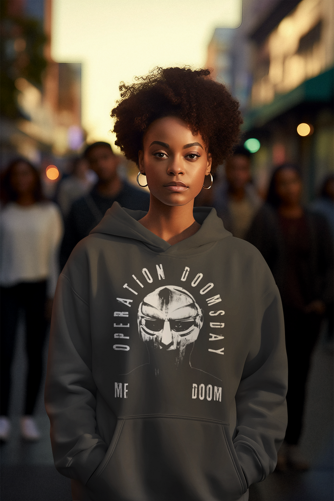 MF Operation Doom Unisex Heavy Weight Unisex Hip Hop Hoodie