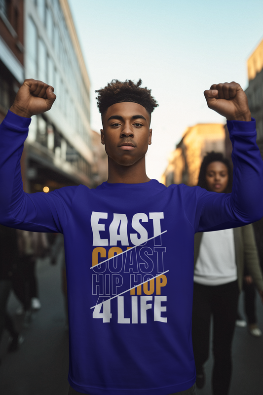East Coast Hip Hop 4 Life - Sweatshirt - #HipHop50th