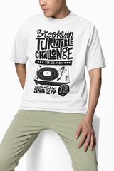 Brooklyn Turntable Challenge - T shirt - Black/White/Lime/Red - #PHC