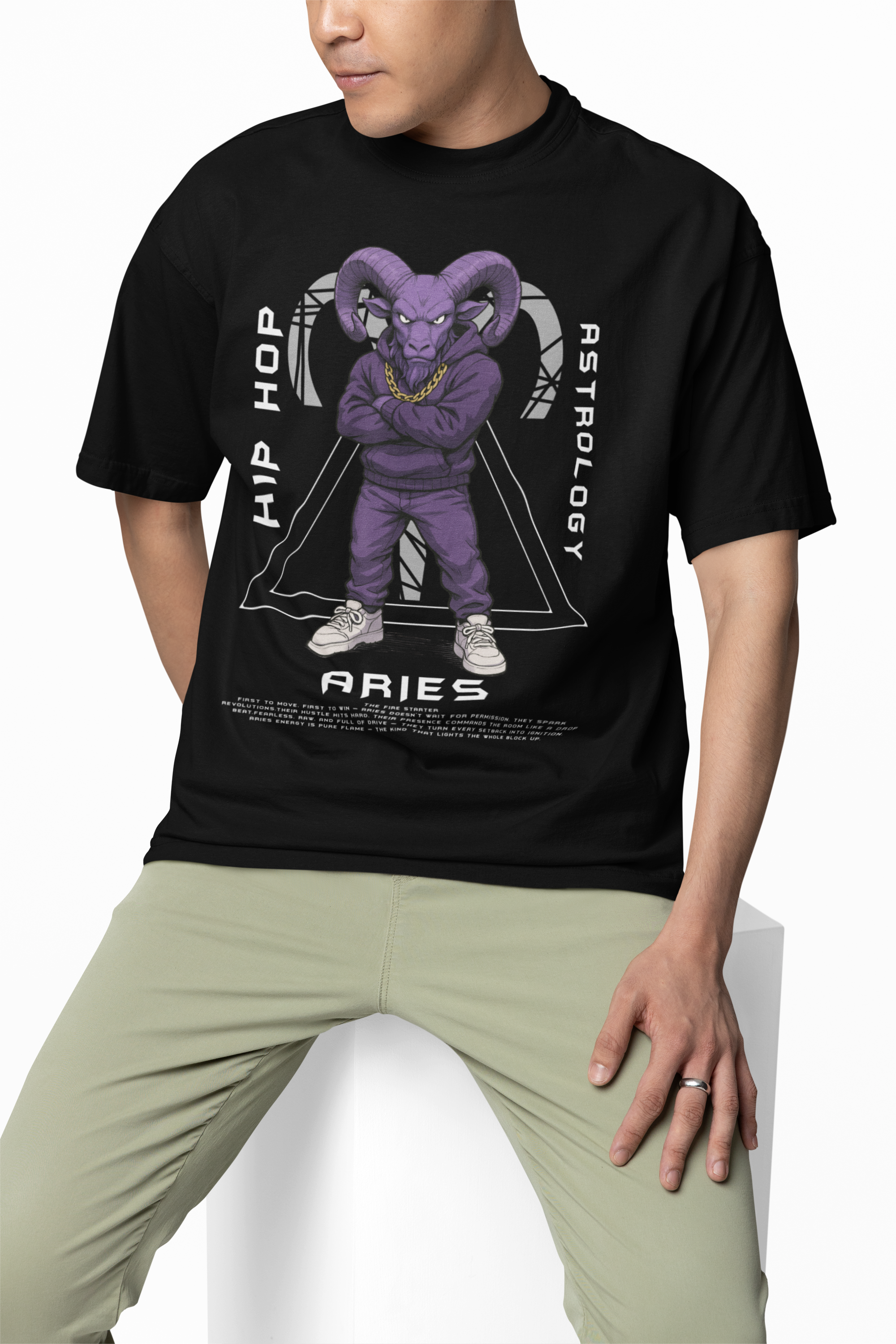 Hip Hop Astology T-Shirt - Aries