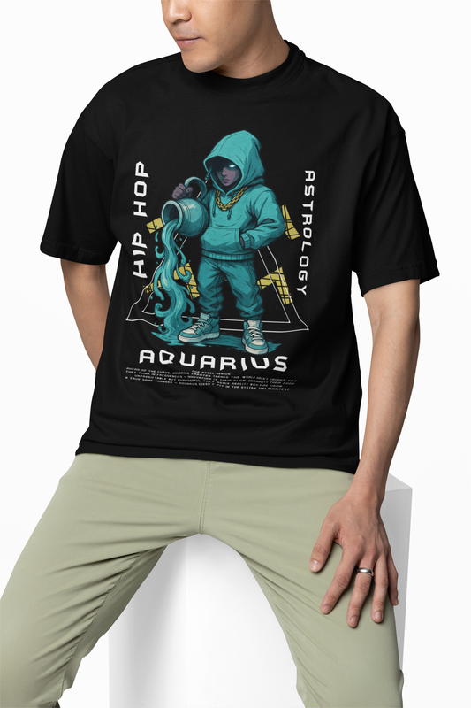 Hip Hop Astrology T-Shirt - Aquarius