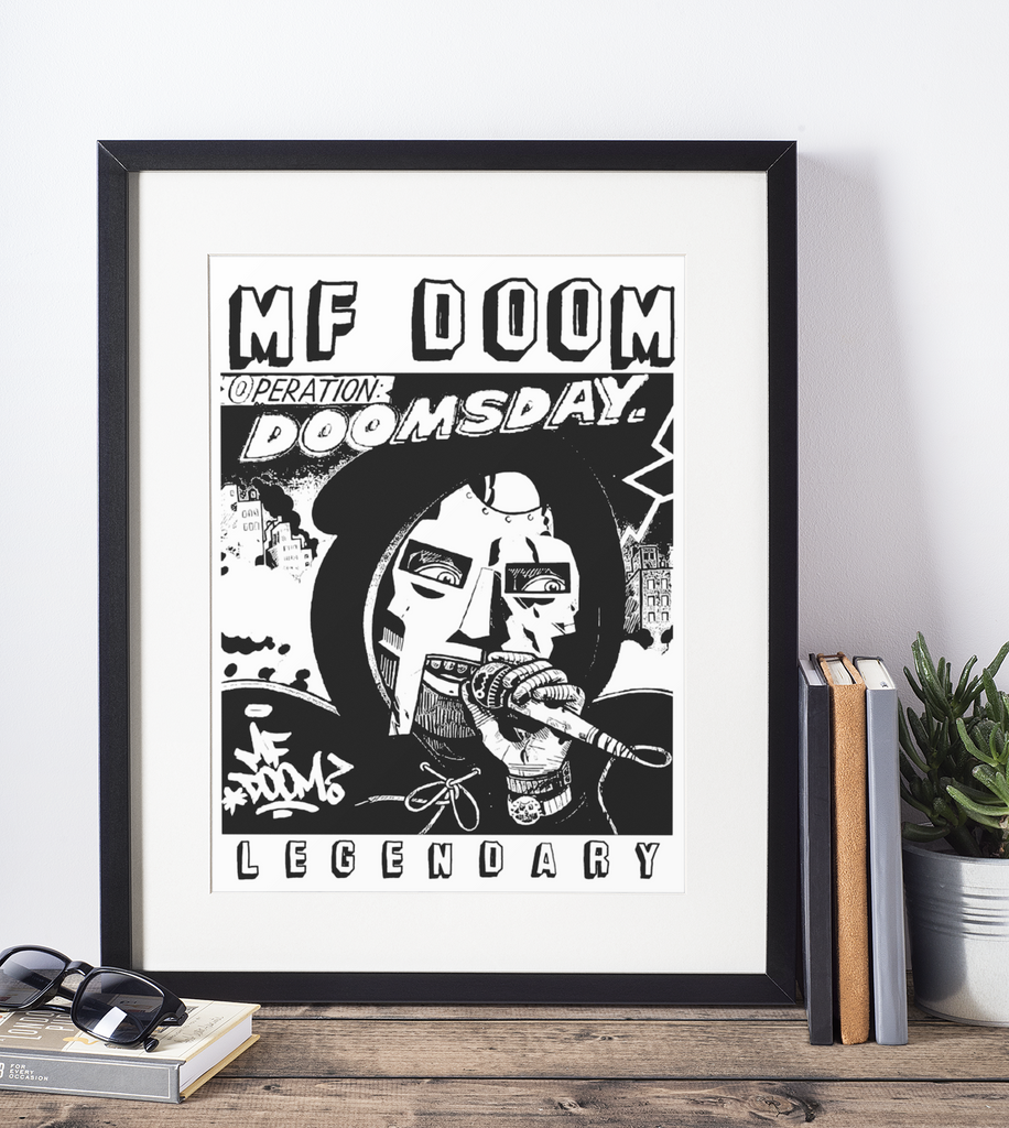 MF Doom Doomsday Hip Hop Framed Wall Art