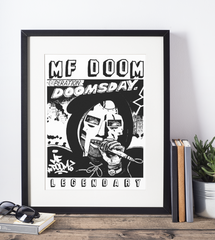 MF Doom Doomsday Hip Hop Framed Wall Art