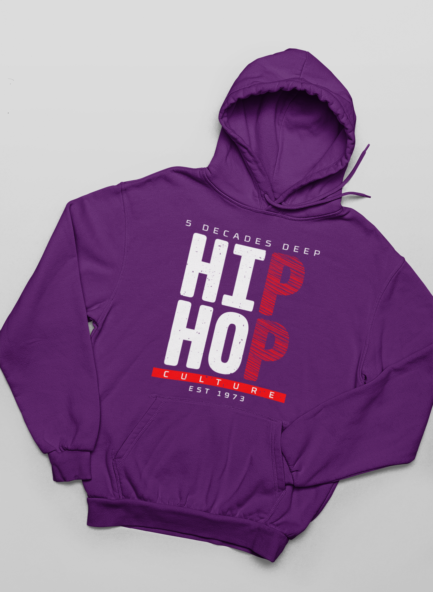 5 Decades deep Culture Hip Hop Hoodie - 5 Colors - #HipHop50th