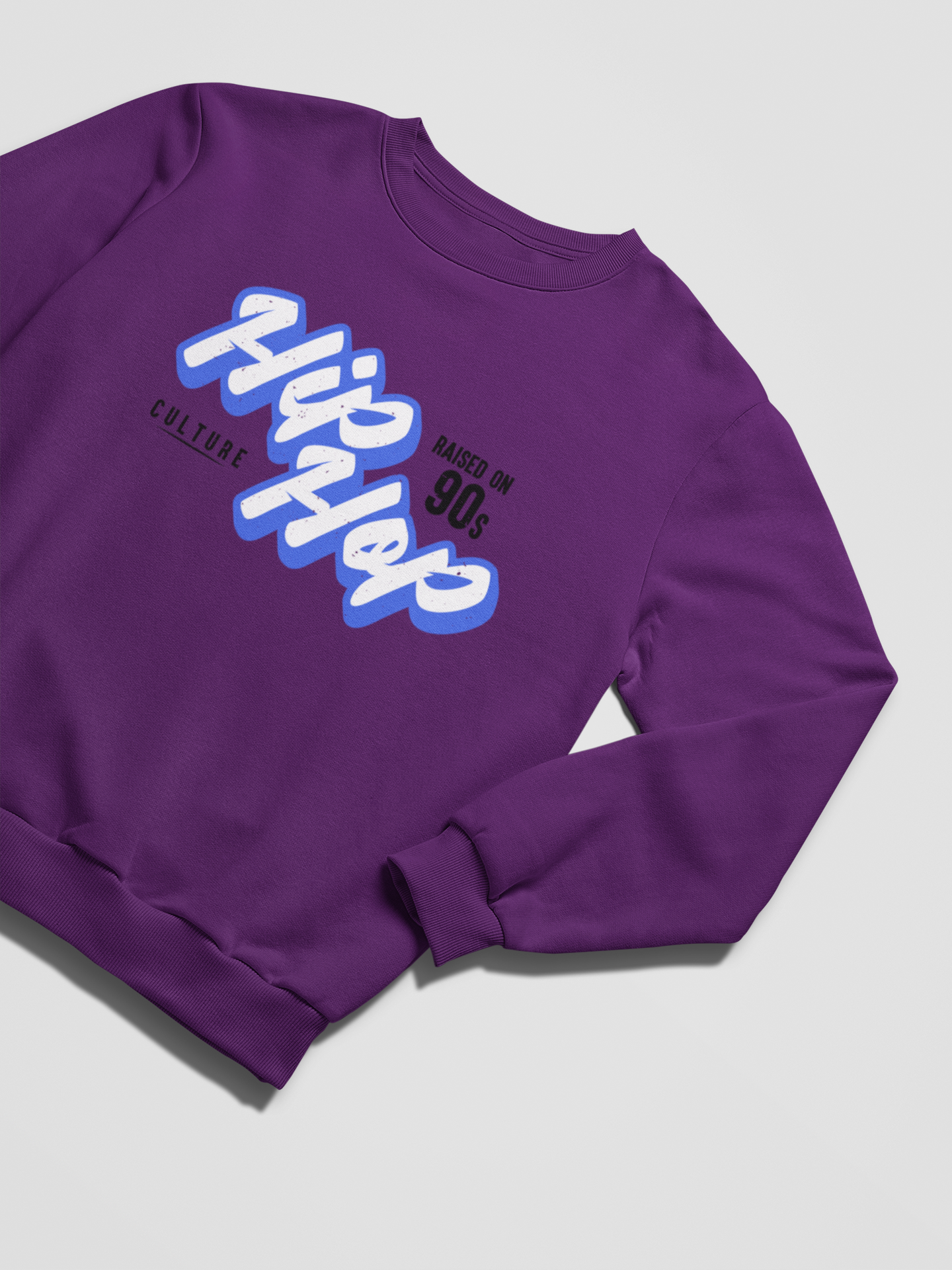 Raised On 90s Hip Hop - Sweatshirt - 5 Colours - #hiphop50th