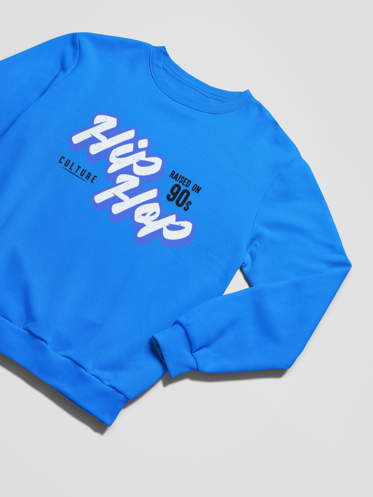 Raised On 90s Hip Hop - Sweatshirt - 5 Colours - #hiphop50th