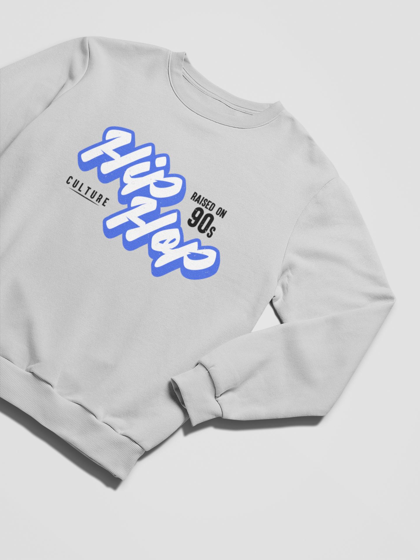 Raised On 90s Hip Hop - Sweatshirt - 5 Colours - #hiphop50th