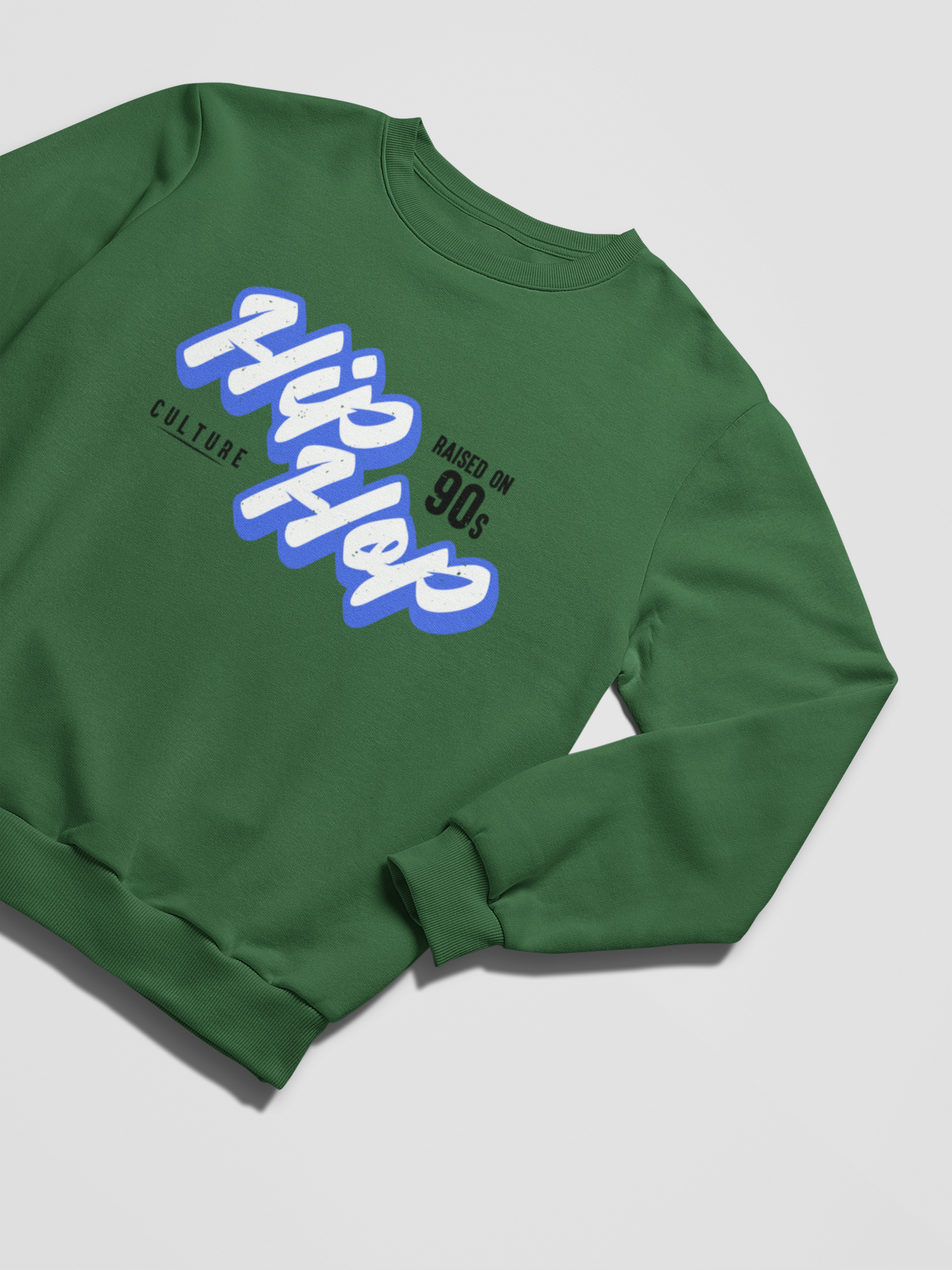 Raised On 90s Hip Hop - Sweatshirt - 5 Colours - #hiphop50th