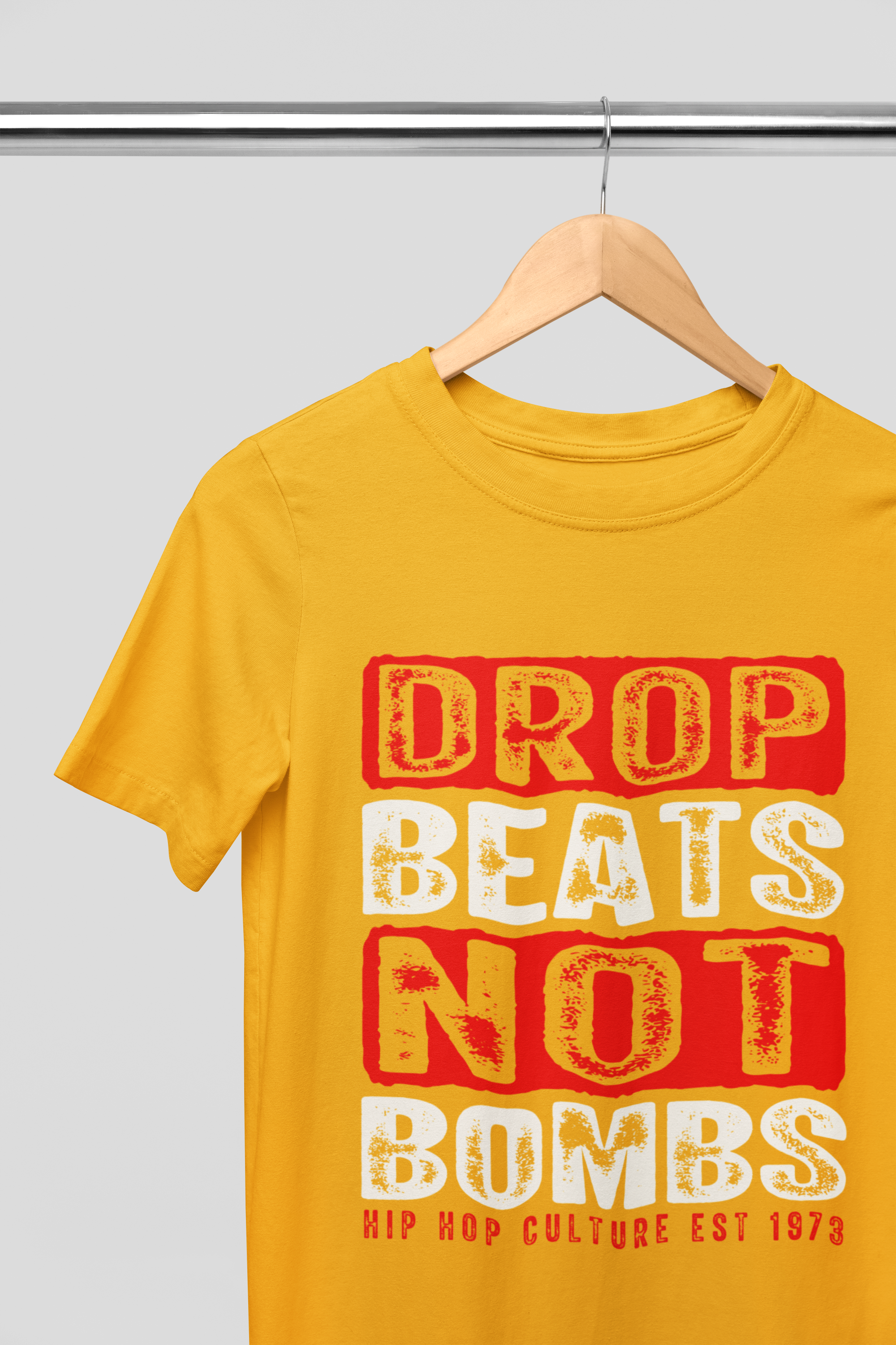 Drop Beats Not Bombs T-Shirt 5 Colours #hiphop50th