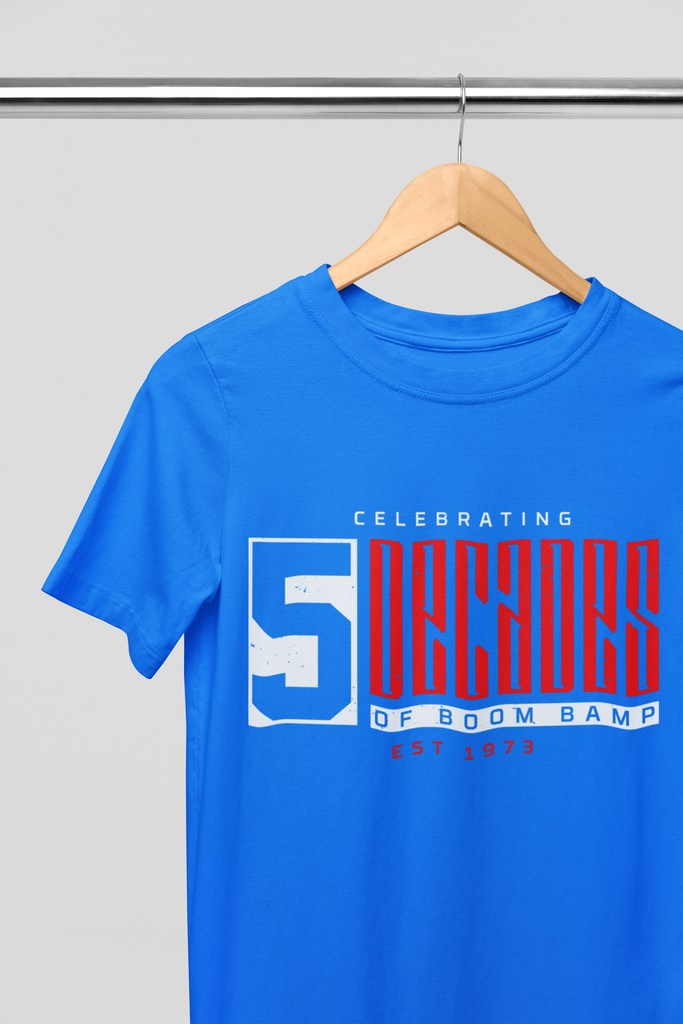 5 Decades Of Boom Bap T-Shirt 5 Colors #hiphop50th