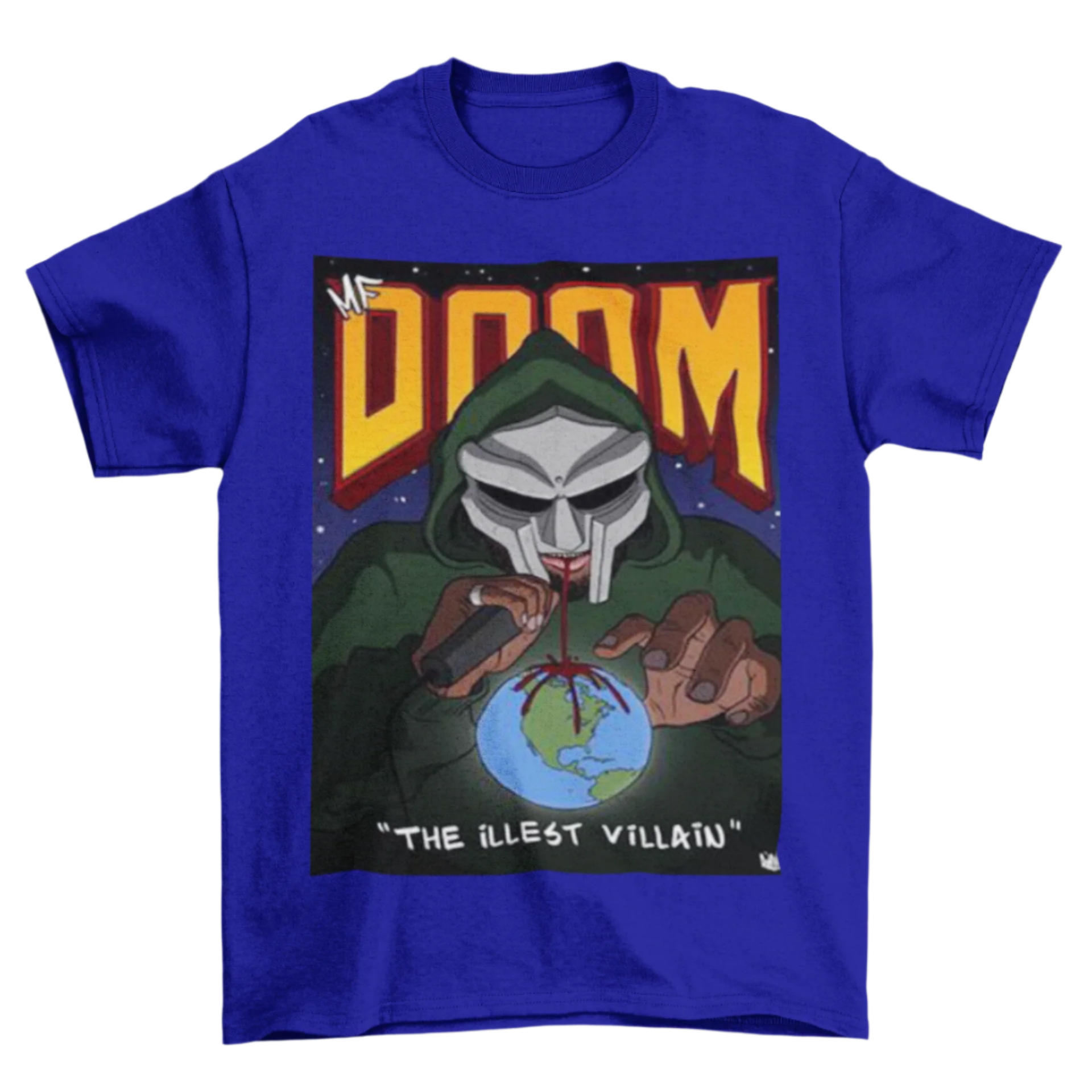 MF Doom Blue T-Shirt