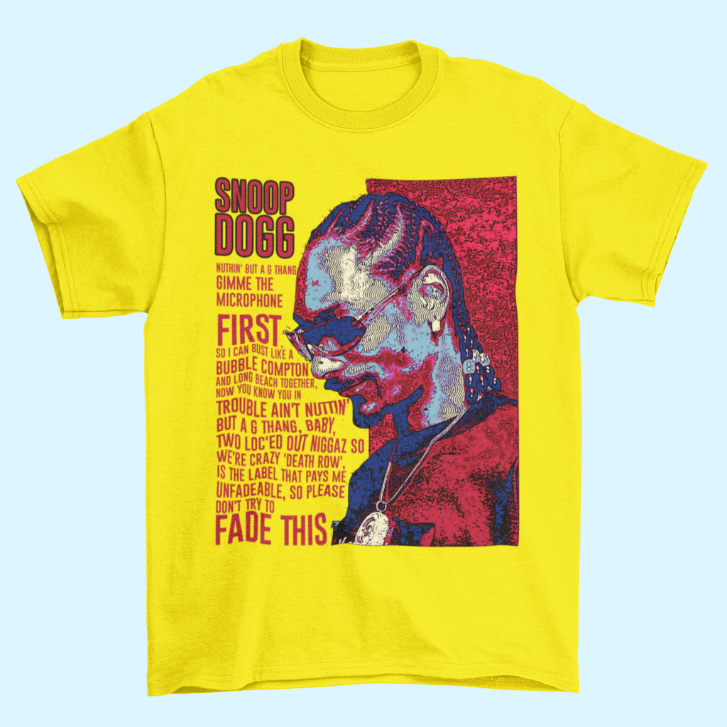 SNOOP DOGG Nothin' But A G Thang - Hip Hop T-Shirt - 7 Colours