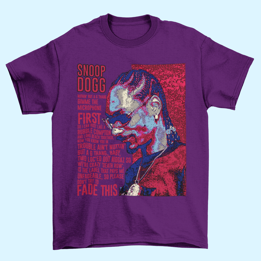SNOOP DOGG Nothin' But A G Thang - Hip Hop T-Shirt - 7 Colours