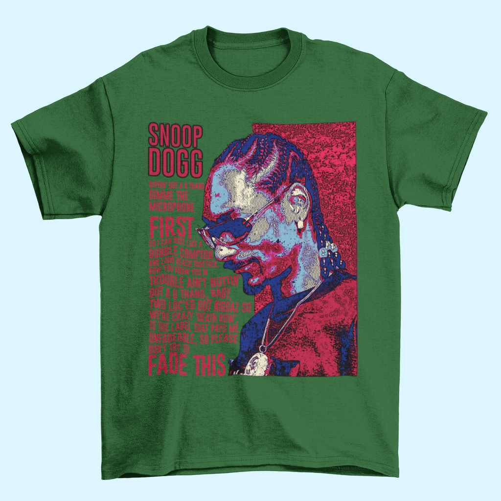 SNOOP DOGG Nothin' But A G Thang - Hip Hop T-Shirt - 7 Colours