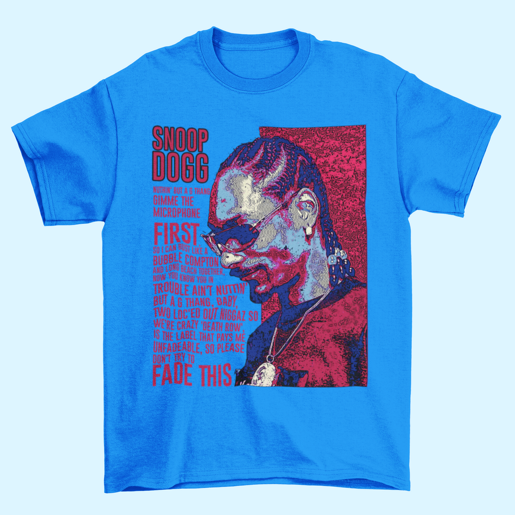 SNOOP DOGG Nothin' But A G Thang - Hip Hop T-Shirt - 7 Colours
