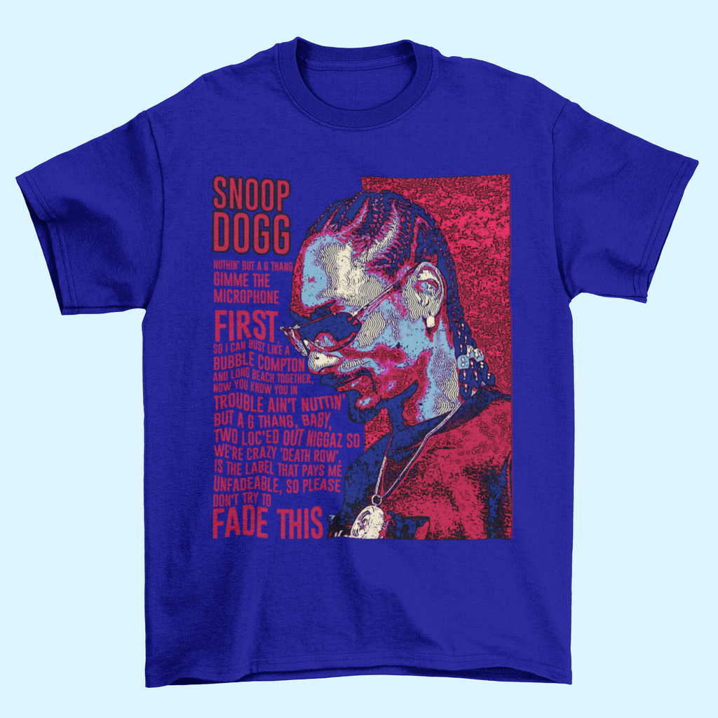SNOOP DOGG Nothin' But A G Thang - Hip Hop T-Shirt - 7 Colours