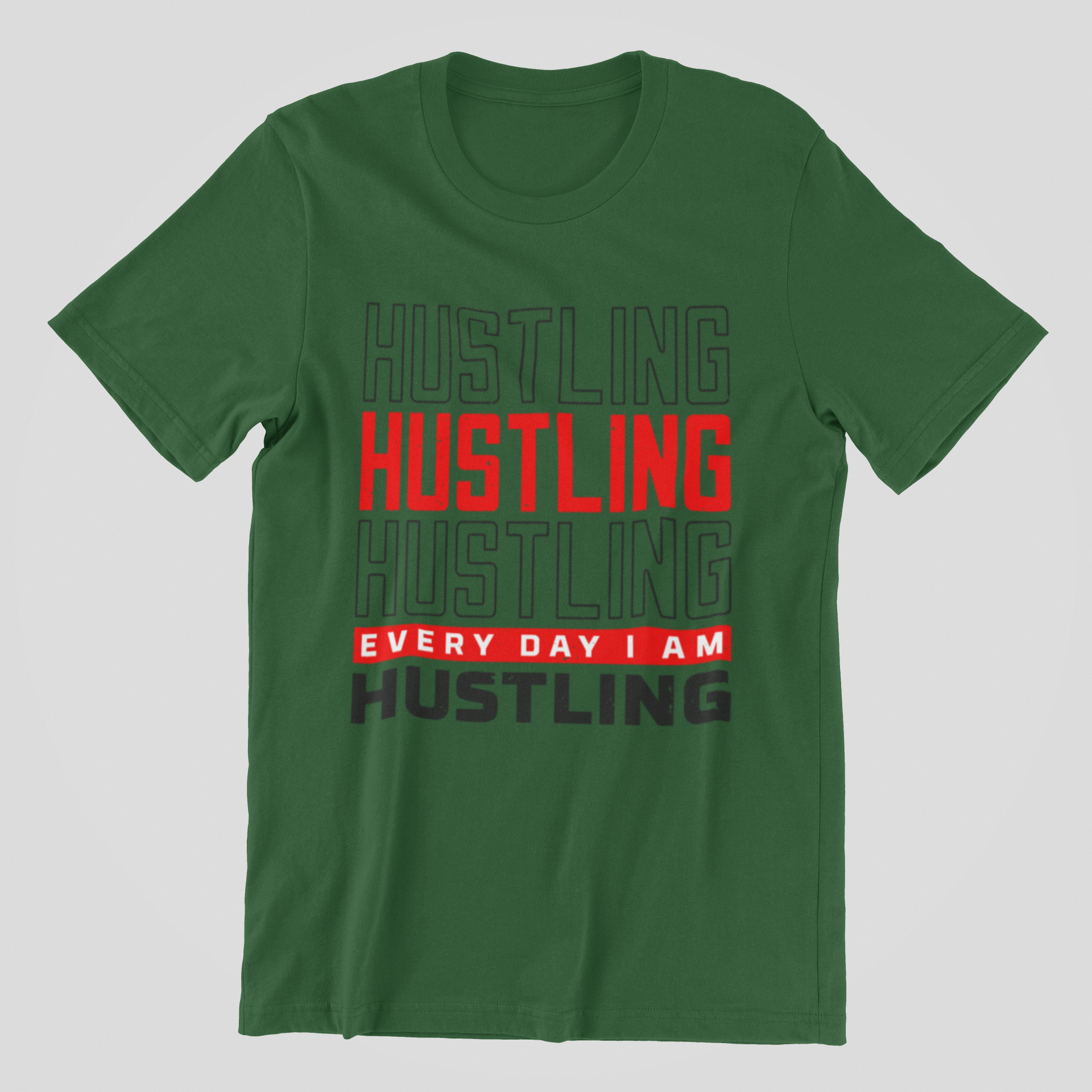 Every Day I'm Hustling - T-Shirt - 5 Colours - #HipHop50th